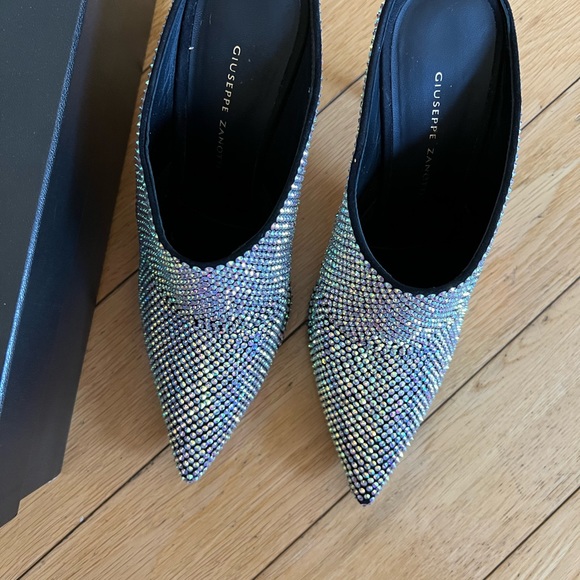 Giuseppe Zanotti Sparkle Mule Heels - Picture 3 of 6